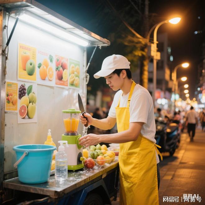 彩神vll街头卖榨果汁：小钱景背后的门道(图5)