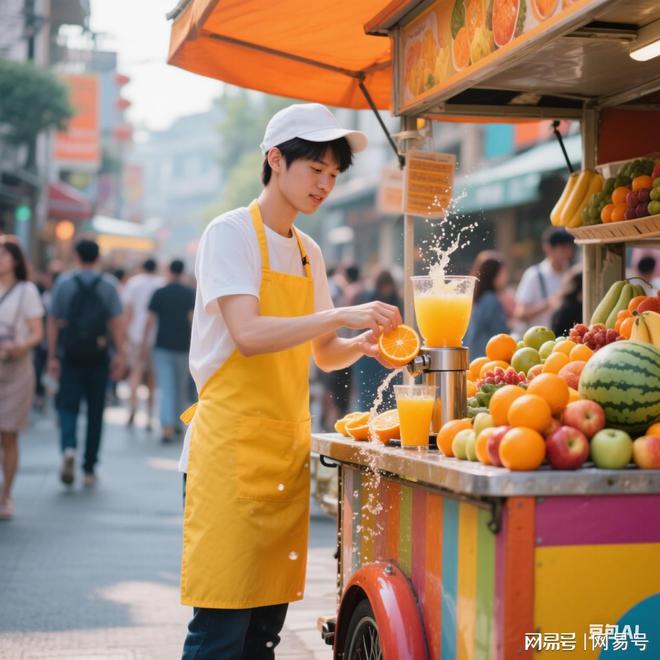 彩神vll街头卖榨果汁：小钱景背后的门道(图4)