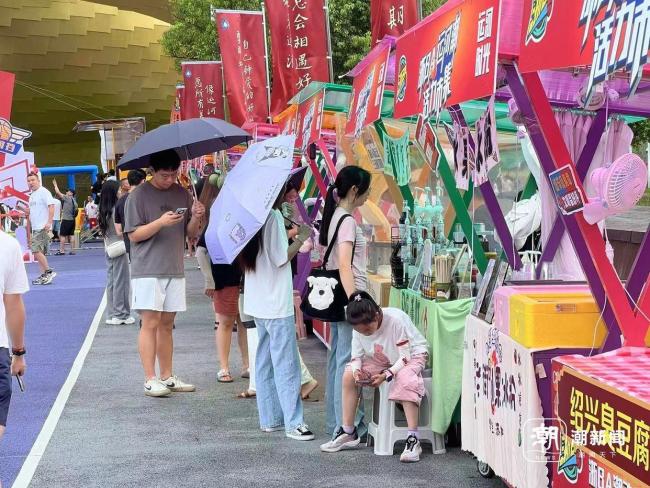 彩神vll杭州武林夜市搬去浙BA现场 赛事带火夜经济(图3)