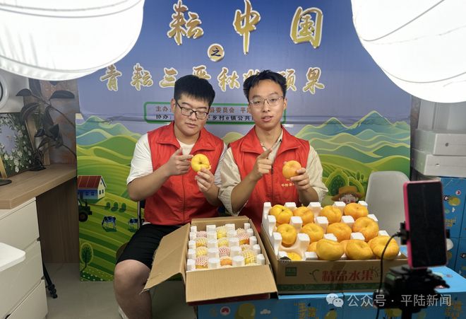 彩神vll共青团平陆县委开展直播助农活动 青春力量赋能乡村振兴(图3)