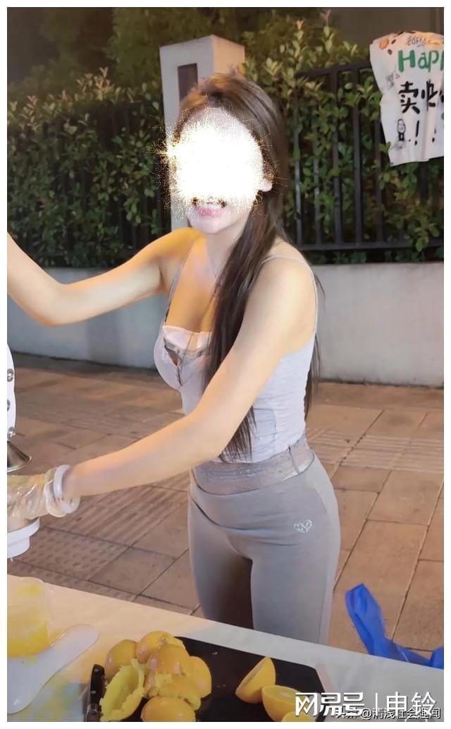 彩神vll新型“卖水果”?杭州女子摆摊卖鲜榨橙汁网友认为不像!(图2)